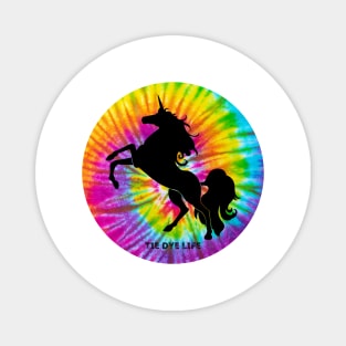 Unicorn Tie Dye Life Magnet